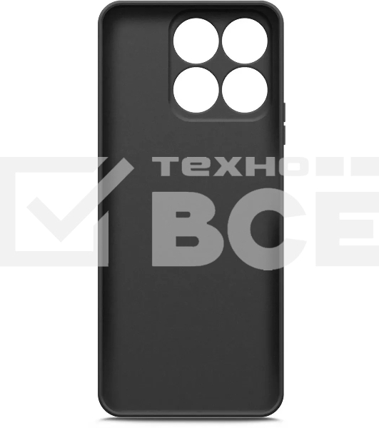Чехол (клип-кейс) BoraSCO для Honor X8a черный