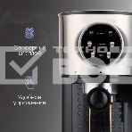 Кофеварка рожковая Zigmund & Shtain ZCM-890 черный/стальной, исп. кофе - молотый, 1.2 л, 1600 Вт, 15 Бар., фото4