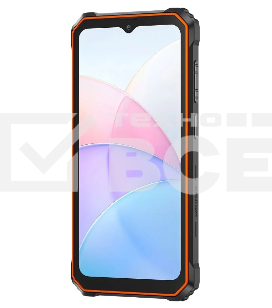 Смартфон Blackview BV6200 Pro, 6/128Gb, черный/оранжевый