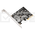 Контроллер Silverstone G56ECU070000010 SuperSpeed USB 20Gbps / internal USB-C Key-A 3.2 Gen 2x2 PCIe expansion card, фото 1