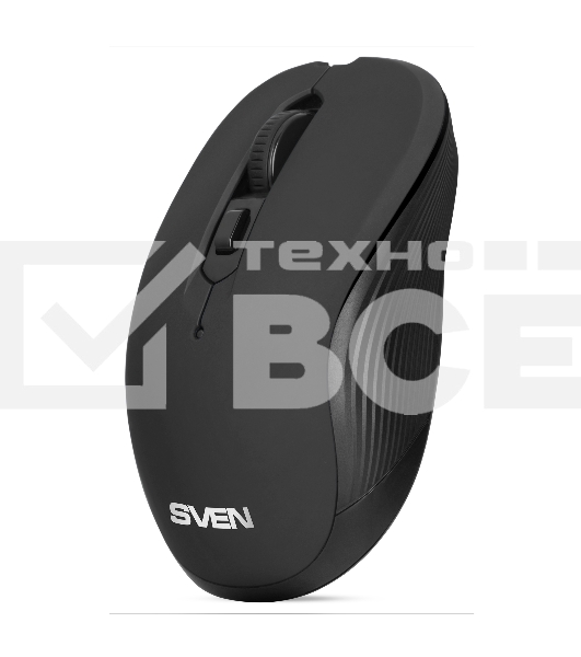 Мышь беспроводная SVEN RX-560SW черный, 1600 dpi, радиоканал, USB, кнопки - 6