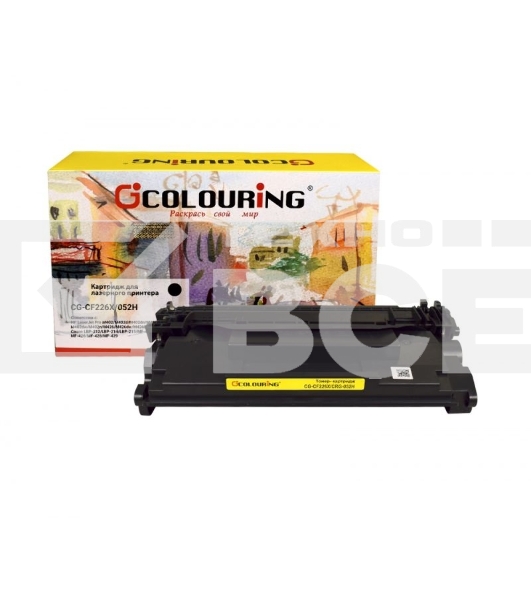 Картридж лазерный Colouring CG-CF226X/CRG-052H черный (9200 стр) для HP LaserJet Pro M402/M402d/M426/Canon LBP-212/LBP-214/MF-426/MF-428