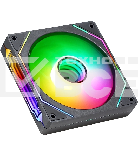 Вентилятор для корпуса Aerocool / Formula Floe 12BK ARPW ARGB черный, 120 мм, 1500 об/мин, 26.8 дБ, 4 pin