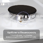 Газовая варочная панель Zigmund & Shtain G 14.3 W независимая, белый, фото3