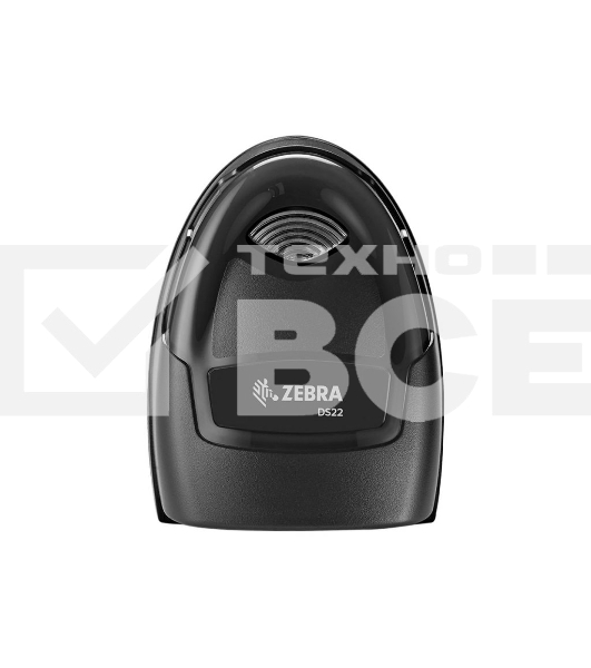 Сканер штрих-кода ручной Zebra DS2208 с подставкой, 2D имидж, проводной, 762 мм/сек, USB, чёрный