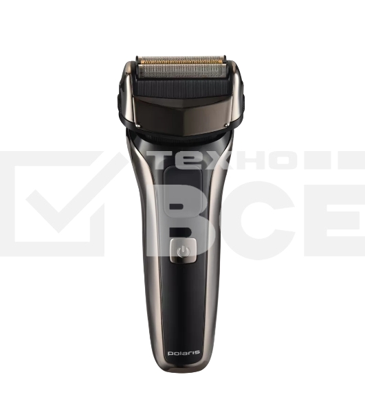 Бритва Polaris PMR 0311 RC PRO (аккум/сеть, LI-ION, сухое и влажное) черный/серебряный