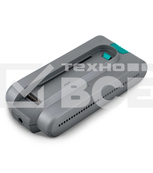 Пылесос вертикальный Kitfort КТ-5305 серый/синий, питание от аккумулятора, 225 Вт, уборка сухая, пылесборник 0.5 л