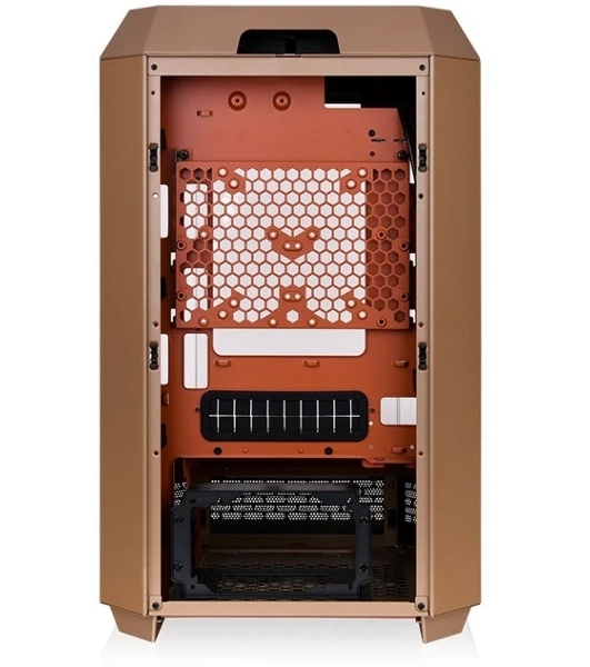 Компьютерный корпус Thermaltake The Tower 300 Gravel Send коричневый без БП mATX 8x120мм 6x140мм 2xUSB 3.0 audio bott PSU