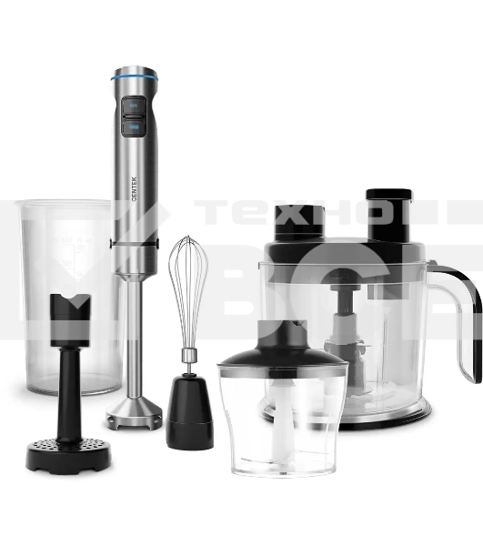 Блендер Centek CT-1317 400Вт, стакан 600мл, турбо-режим, хром. отделка