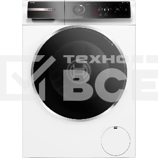 Стиральная машина Bosch Serie 8 WGb256A0ME белый/черный, загрузка фронтальная 10 кг, 1600 об/мин., класс: А