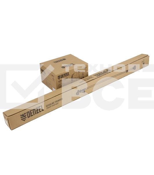 Триммер Denzel DT 43 бензиновый 43см3 2.5 лс. неразъемная штанга состоит из 2 частей
