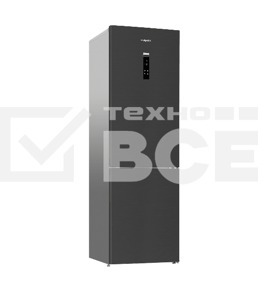 Холодильник Hotpoint HDKP 8201I DX нержавеющая сталь двухкамерный 257/100л морозилка снизу, No Frost