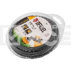 Леска для триммера Denzel двухкомпонентная зубчатый квадрат, 2,4мм х 15м, блистер EXTRA CORD, фото2