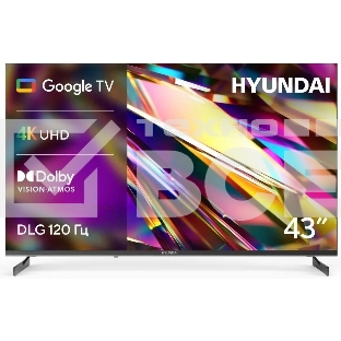 Телевизор Hyundai 43' H-LED43BU7011 черный LED 4K UHD 60Hz Smart TV 2GB/16GB