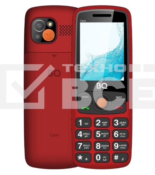 Мобильный телефон BQ 2459 Care красный