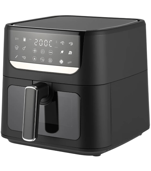 Аэрогриль TopDevice TDA601 черный, 1500 Вт, 6 л, сенсор, 12 программ