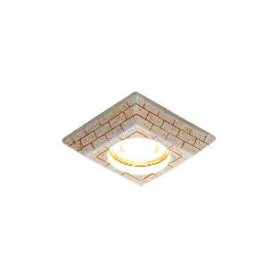 Точечный светодиодный светильник Ambrella Light бежевый гипс MR16 D2920 BG