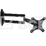 Кронштейн для телевизора Kromax TECHNO-11 черный 10'-32' макс.15кг настенный поворот и наклон, фото2