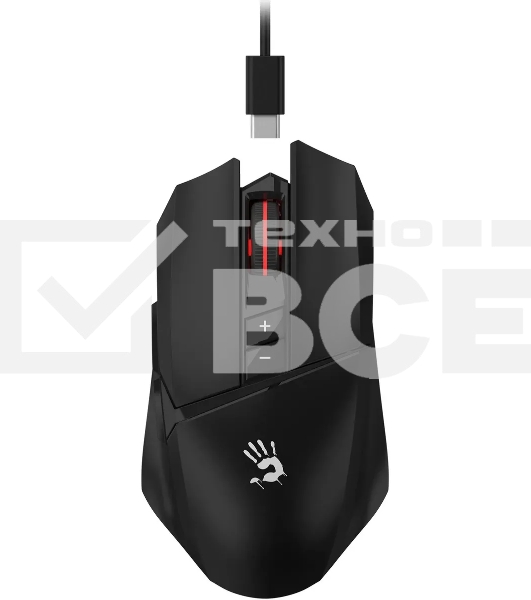 Мышь беспроводная A4Tech Bloody R36 Ultra черный, 12000 dpi, радиоканал, USB, кнопки - 7