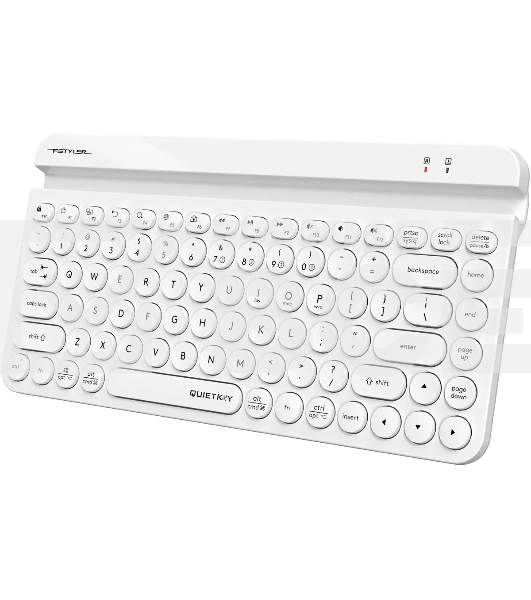 Клавиатура A4Tech Fstyler FBK30 белый USB беспроводная
