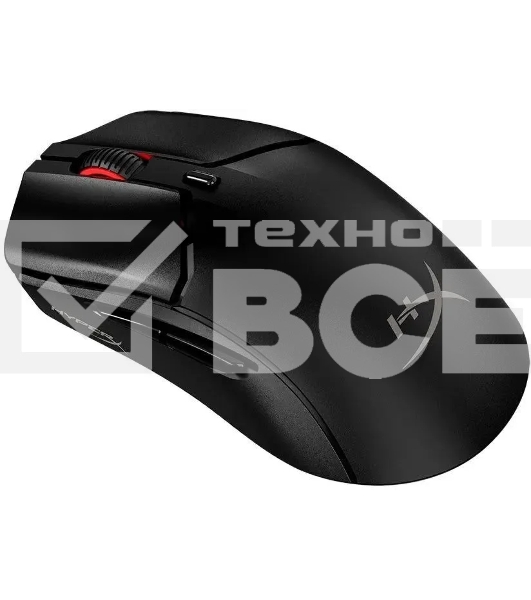 Мышь беспроводная/проводная HyperX Pulsefire Haste 2 Mini черный, 26000 dpi, радиоканал, Bluetooth, USB, кнопки - 6