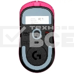 Мышь беспроводная Logitech G PRO X Superlight 2 розовый, 32000 dpi, радиоканал, USB, кнопки - 5, фото3