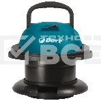 Строительный пылесос Bort BSS-1215-Aqua (93410891) серый, 250/1250 Вт, уборка сухая/влажная, пылесборник контейнер, 15 л, фото2