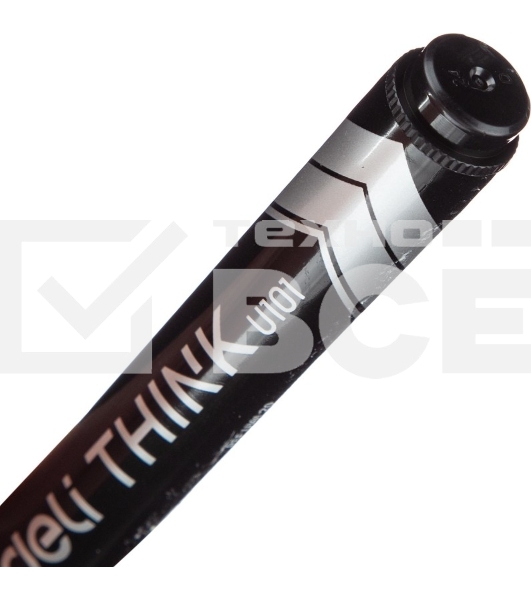 Маркер перманентный Deli Think EU10120, скошенный пишущий наконечник, 2-5мм, черный