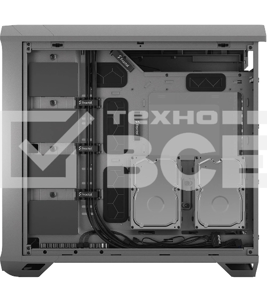 Компьютерный корпус Fractal Design Torrent Gray TG Light Tint/E-ATX, TG, 2x3.5, 4x2.5, 7xPCI, 1xUSB-C, 2xUSB 3.0/2x180мм, 3x140мм fans inc./FD-C-TOR1A-02