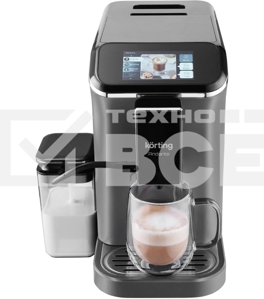 Кофемашина Korting KACM 2003 Andante, серебристый