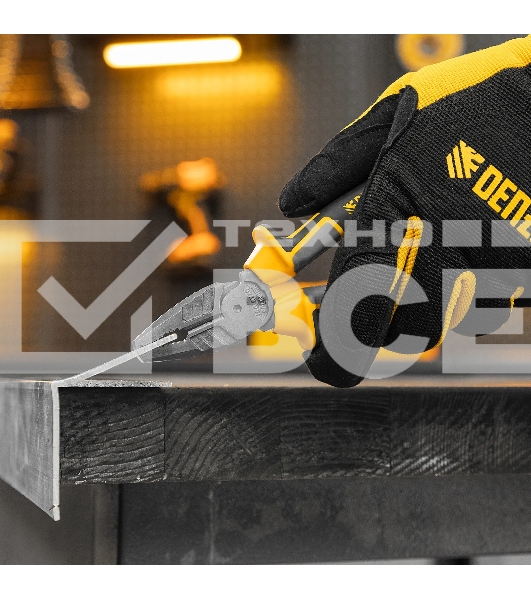 Плоскогубцы комбинированные Denzel 165 мм, трехкомпонентные рукоятки