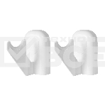 Комплект настенных регулируемых кронштейнов Royal Thermo Design 80, белые, фото 1