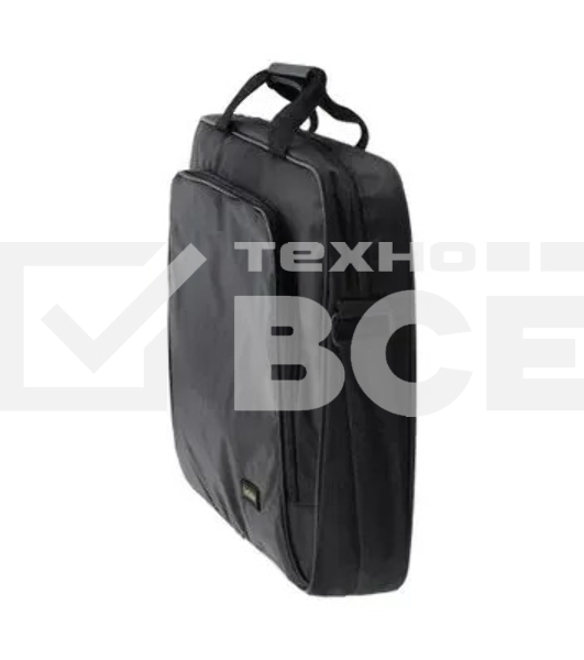 Сумка для ноутбука ExeGate EX264611RUS Office F1596 Black, черная, полиэстер, для ноутбуков до 15.6'