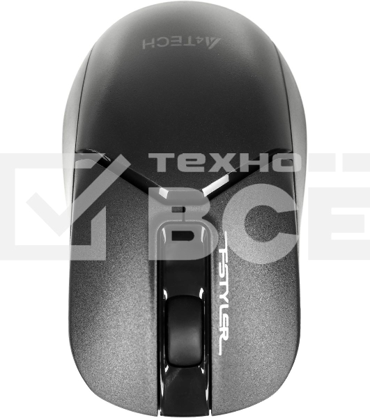 Комплект клавиатура+мышь A4Tech FStyler FG1012 беспроводной, USB, 1200 DPI, черный