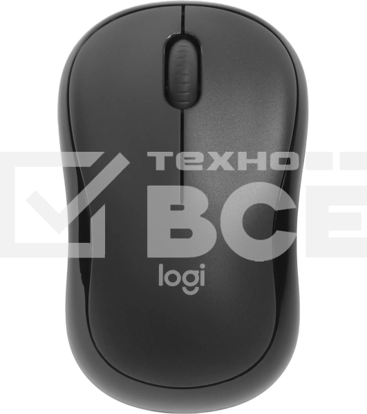 Мышь беспроводная Logitech M220 SILENT черный/серый, 1000 dpi, радиоканал, USB, кнопки - 3