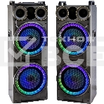 Минисистема SUPRA SMB-2150 черный 1200Вт FM USB BT SD (в комплекте: активн.+пассив.колонки), фото 1