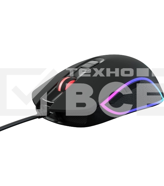 Мышь проводная GMNG 730GM черный, 12000 dpi, USB, кнопки - 7