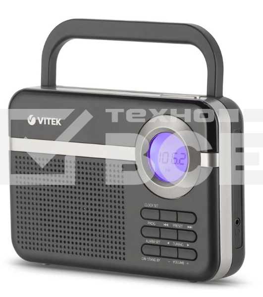 Радиоприемник Vitek VT-3592 (BK) Тип батареек UM-2/С. Выходная мощность 1 вт.