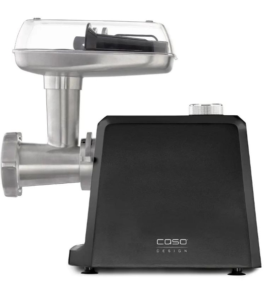Мясорубка электрическая CASO FW 2500 чёрный, 2500 Вт, 2.5 кг/мин, реверс, насадки - 5
