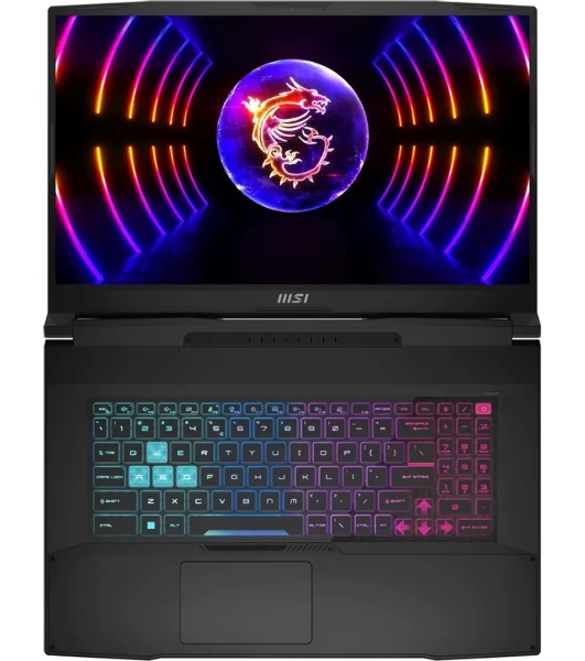Ноутбук MSI Katana 17 B2RVEK-1618XRU/17.3'/IPS/Intel Core 5 210H/16Gb/1Tb SSD/NVIDIA GeForce RTX 4050 6Gb/NoOS/черный/2.6kg