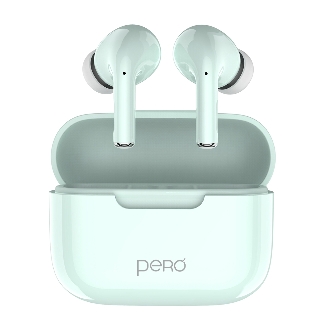 Беспроводные наушники PERO TWS06 COMFORT Light green