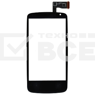 Сенсорное стекло (тачскрин) для HTC Desire 500, черное