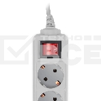Сетевой фильтр PC Pet AP01006-3-GR 3м (5 розеток) серый, фото2