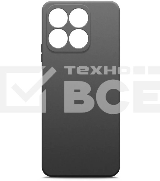 Чехол (клип-кейс) BoraSCO для Honor X8a черный
