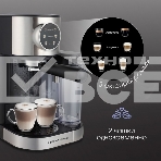 Кофеварка рожковая Zigmund & Shtain ZCM-890 черный/стальной, исп. кофе - молотый, 1.2 л, 1600 Вт, 15 Бар., фото5