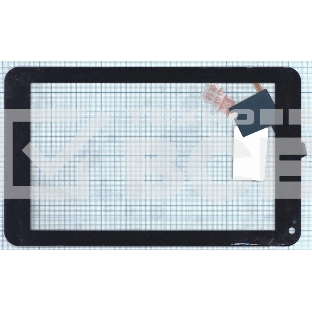 Сенсорное стекло (тачскрин) для LG Optimus Pad (V900), черное