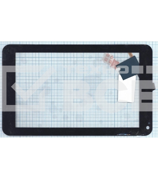 Сенсорное стекло (тачскрин) для LG Optimus Pad (V900), черное