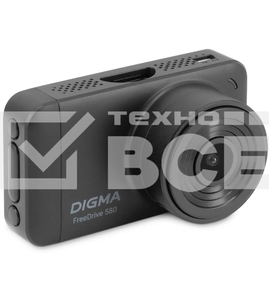 Видеорегистратор Digma FreeDrive 580 черный 4Mpix 1296x2304 1296p 140гр. GP2178