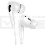Наушники внутриканальные Hoco M1 Pro 1.2м белый проводные в ушной раковине, фото4