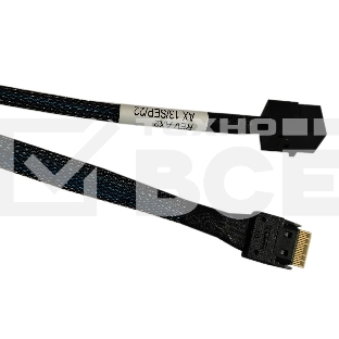 Кабель Amphenol  RSL38-2804  Slimline SASx4 (SFF8654) -to- HD MiniSAS x4 (SFF8643) 80cm